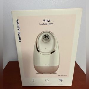 Aira Rose Gold Ionic facial steamer.